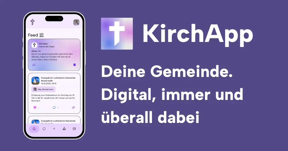 KirchApp - Das moderne System für digitale Gemeindearbeit.